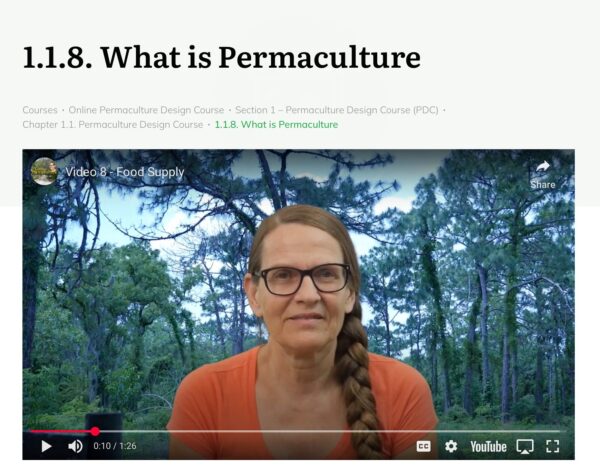 Online Permaculture Design Course